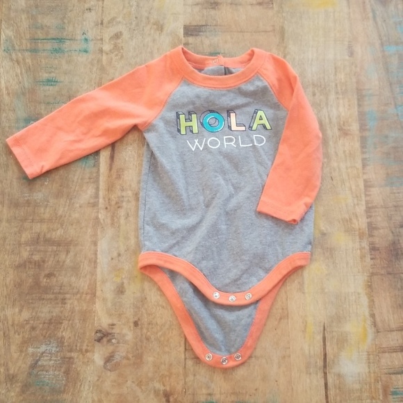 6-9 M -Long sleeve onsies - 2 PC- Cat & Jack - Picture 3 of 4